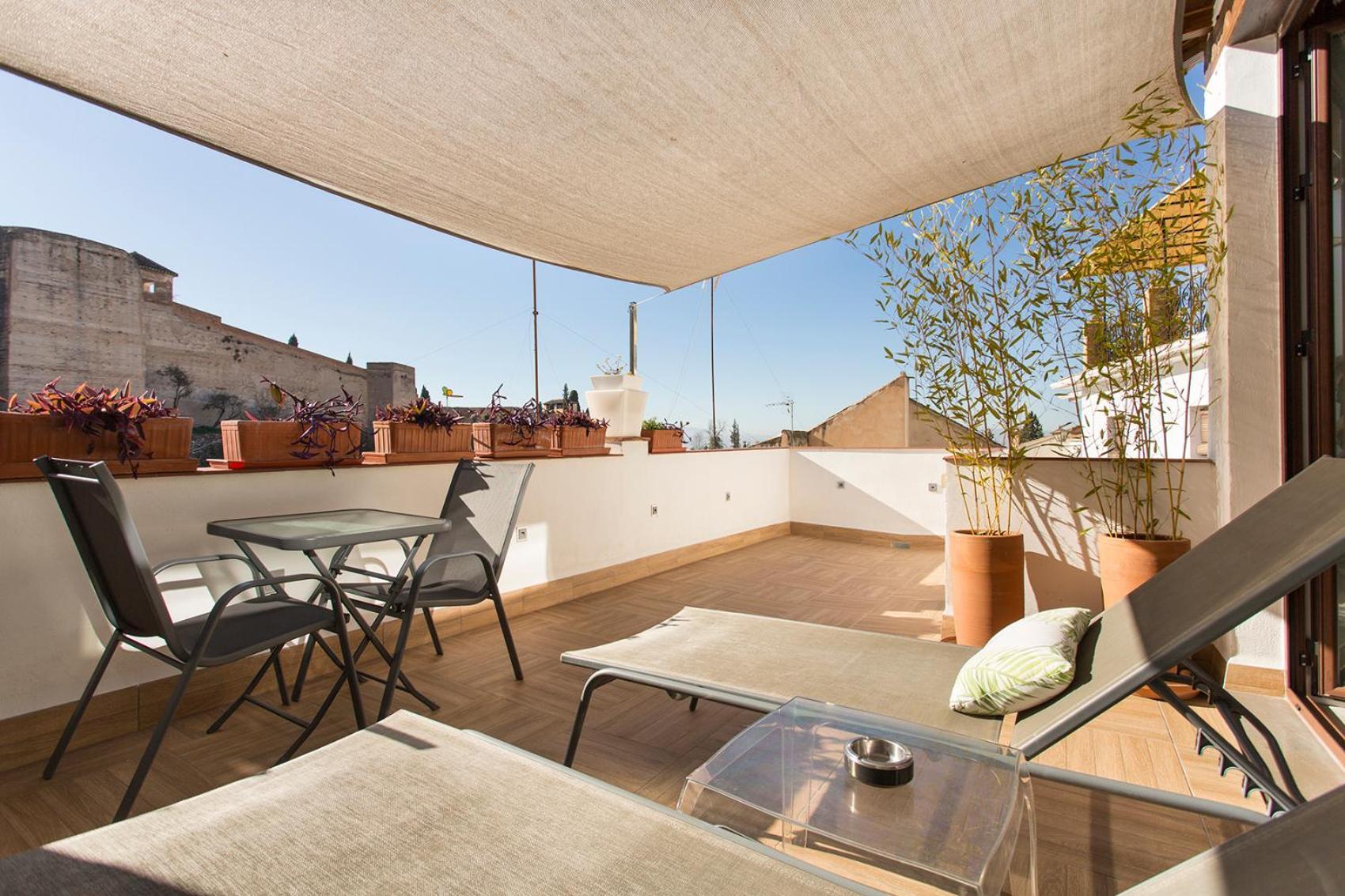Apartamento Con Terraza Y Cochera Albaycin Granada Exterior foto