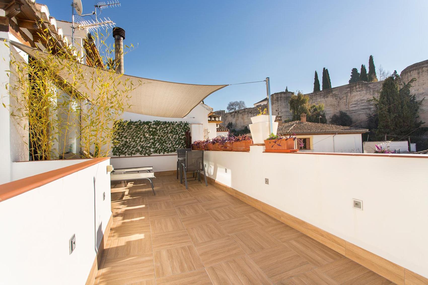 Apartamento Con Terraza Y Cochera Albaycin Granada Exterior foto
